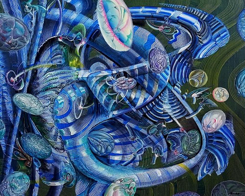 우창훈 개인전 《신명》…다차원 회화의 세계를 열다